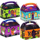 3D Halloween House Cardboard Treat Boxes, 32 Pcs