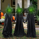 3 Pack 4.2 FT Halloween Witch Yard Decorations