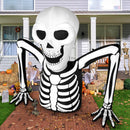 5.5FT Halloween Inflatable Skeleton Ground Breaker with LED Lights – Outdoor Yard, Lawn & Garden Decoration for Halloween