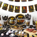 127Pcs Graduation Tableware Hanging Banners Set