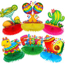 12Pcs Cinco de Mayo Honeycomb Table Centerpiece Set