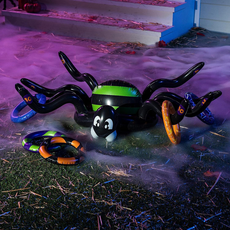 Halloween Spider Ring Toss Game Toy Set