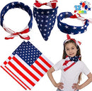 12Pcs American Flag Bandanas