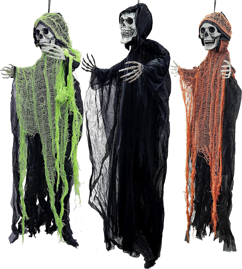 Spooky Grim Reaper, 3 Pack