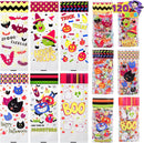 6 Design See-Through Cellophane Bags, 120 Pcs