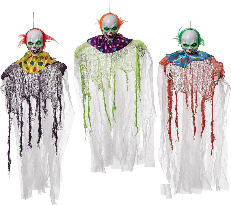 Hanging Clowns, 35in