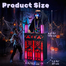 JOYIN 6 FT Animatronic DJ Reaper - RGB Light-Up Halloween Outdoor Prop
