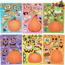 24 Pcs Halloween Pumpkin Decorating Stickers