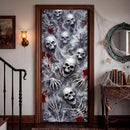JOYIN 30"x72" 3D Skull Door Cover - Halloween Indoor & Outdoor Decor