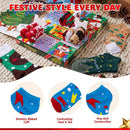 JOYIN 12 Days Christmas Socks - A Cozy Surprise Every Day