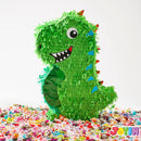 Dinosaur Pinata with Plastic Bat and Paper Blindfold