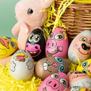JOYIN 12 Pack Easter Eggs Squishy Toys  Animal Theme Slow Rising Stress Relief Egg Balls