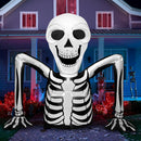 5.5FT Halloween Inflatable Skeleton Ground Breaker with LED Lights – Outdoor Yard, Lawn & Garden Decoration for Halloween