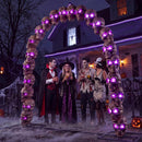 JOYIN 7.2 FT RGB Skull Archway - LED Halloween Outdoor Decoration