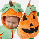 JOYIN Baby Pumpkin Costume with Green Leaves - Toddler Halloween Outfit