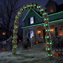 JOYIN 7.2 FT RGB Skull Archway - LED Halloween Outdoor Decoration
