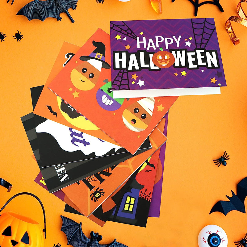 Halloween Greeting Cards with Envelopes,  72 Pack