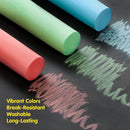 108Pcs 3 Color 36 Packs Sidewalk Chalks