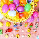 60Pcs 2.4in Easter Eggs with Toys Inside for Easter Egg Hunt