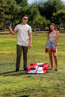 3x2ft July 4th Cornhole Set with 8 Classic Bags