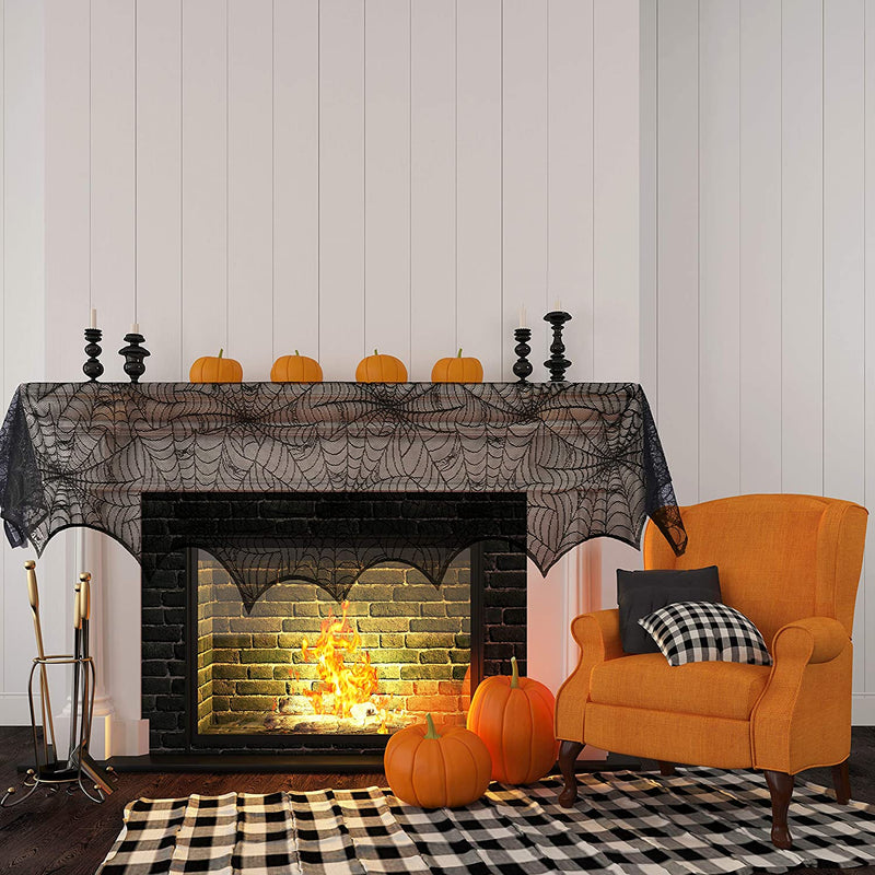 96" Fireplace Scarf with 80" Table Runner, 2 Pcs