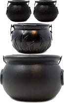 Black  Cauldron Candy Holders, 4 Pack