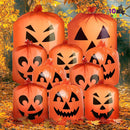 Orange Jack'O Lantern Bags, 10 Pcs