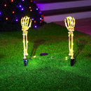 Light Up Skeleton Arms Yard Stake