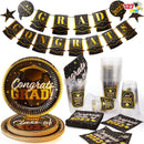 127Pcs Graduation Tableware Hanging Banners Set