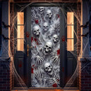 JOYIN 30"x72" 3D Skull Door Cover - Halloween Indoor & Outdoor Decor