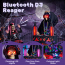 JOYIN 6 FT Animatronic DJ Reaper - RGB Light-Up Halloween Outdoor Prop