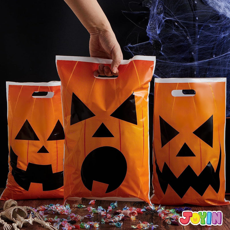 Halloween Jack O Lantern Trick Or Treat Bags, 72-pack