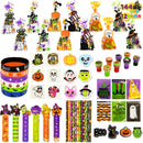 Prefilled Goody Bags With Halloween Gift Tag, 12 Pack