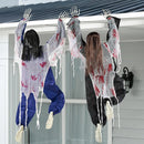 Joyin-2 Pcs 47in Halloween Climbing Zombies Wall Decoration