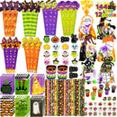Prefilled Goody Bags With Halloween Gift Tag, 12 Pack