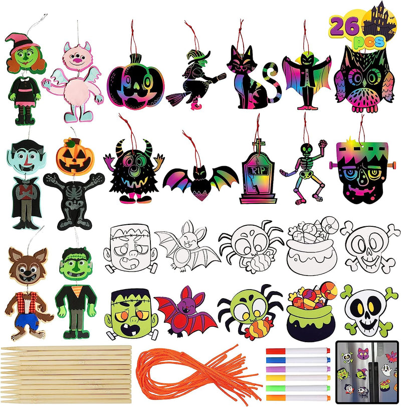 Halloween Art and Craft Kit, 26 Packs
