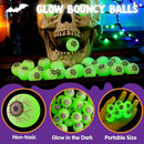 JOYIN 24 PCS Glow Eyeball Bouncy Balls - Halloween Party Favors