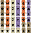 Halloween Burlap Gift Bags Bulk with Drawstrings, 36 Pack