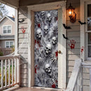 JOYIN 30"x72" 3D Skull Door Cover - Halloween Indoor & Outdoor Decor