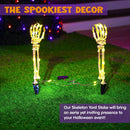 Light Up Skeleton Arms Yard Stake