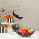 5 Halloween Spider Web Plastic Basket Bowls