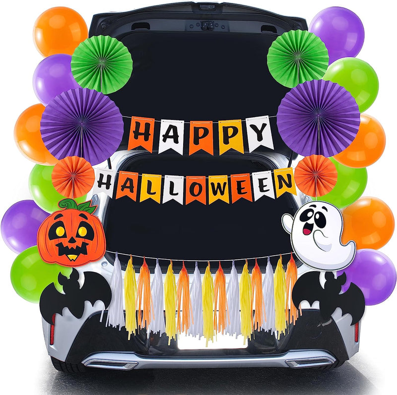 Trunk or Treat with Happy Halloween Theme