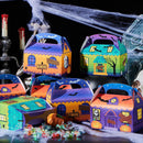 3D Halloween House Cardboard Treat Boxes