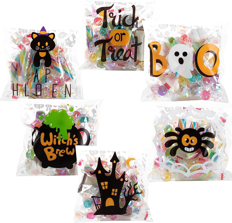 Cellophane Four-sided Treat Bags , 150 pcs