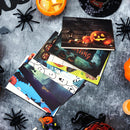 Classic Halloween Characters Greeting Cards, 72 Pcs