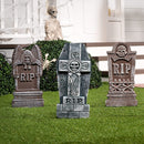 5-pack Realistic Foam Tombstones And Stands