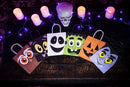 Halloween Colorful Bags with Handles, 24 Pcs