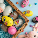 JOYIN 12 Pack Easter Eggs Squishy Toys  Animal Theme Slow Rising Stress Relief Egg Balls
