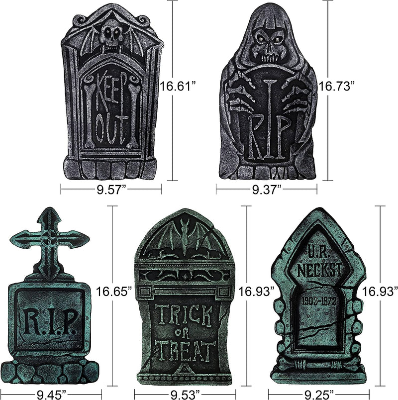 16in Graveyard Tombstone, 5 packs
