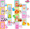 JOYIN 28 Pack Valentines Day Mini Plush Animals Toys with Gift Cards